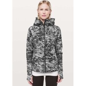 Lululemon Scuba Hoodie Masked Lace Starlight Black‎ Size 2